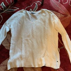 American Eagle V-Neck white sweater